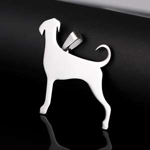 Colgante Doberman con NE y cola desacoplada Accesorio único para bebidas - Product Image 1