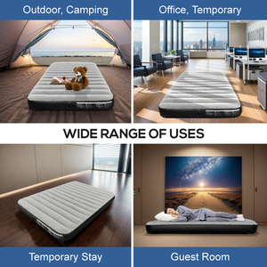 <strong>Self</strong> <strong>Inflating</strong> Bed Queen <strong>Airbed</strong> Built-in Pump Electric Inflatable Bed with Pump Inflatable Mattress Automatic air Bed - Product Image 2