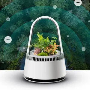Wholesale Price Household Appliance Green Plant Micro Ecology Silver Smart Air Purifier