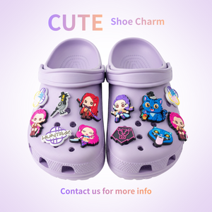 Heißer Verkauf: Gummi-Cartoon-Schuhanhänger für Mädchen, beliebte Saja-Kpop-Schuhanhänger für Jungen, Kpop Demon Hunt Schuhanhänger - Product Image 1