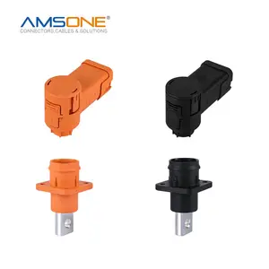 Amsone Promoção Personalizada 4P Ângulo Direito Jack À Prova De Água 48Plug Universal Dc-Power Dc Cabo Conector De Alimentação 150A