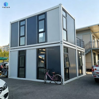 Bureau préfabriqué moderne à deux étages Yozon, bâtiment modulaire portable pour chantier de construction, villa commerciale et projets hôteliers