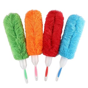 Plumeau en microfibre avec manche en caoutchouc, écologique, lavable, pour le nettoyage domestique et le dépoussiérage - Product Image 5