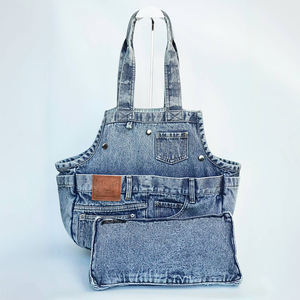 Denim basit Tote taşıyıcı yıkanabilir hafif küçük ölçekli köpekler kediler için <span class=keywords><strong>Pet</strong></span> Tote çanta çanta taşıyıcı çanta - Product Image 6