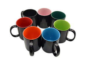 <span class=keywords><strong>Taza</strong></span> de Cerámica Negra de 11 oz que Cambia de Color, <span class=keywords><strong>con</strong></span> Interior Rojo, para Sublimación, <span class=keywords><strong>con</strong></span> Logotipo Personalizado, para Café, Té, Leche, <span class=keywords><strong>Taza</strong></span> de Viaje, Venta al Por Mayor PYD Life - Product Image 4