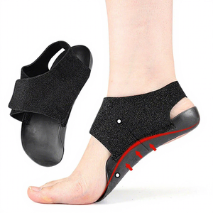 Semelles orthopédiques à soutien de la voûte plantaire avec fermeture auto-agrippante pour jambes en X/O, demi-semelles pour valgus, couvre-talons à s'adapter aux chaussures - Product Image 2