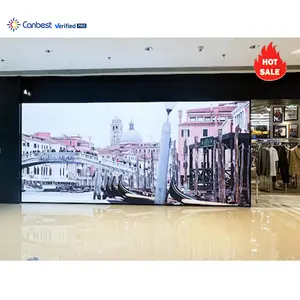 لوحة شاشة عرض داخلية P1.8 P2.5 شاشة عرض منتقلة بإضاءة ليد لمراكز التسوق ومتاجر التجزئة نافذة إعلانية جدار فيديو بإضاءة ليد