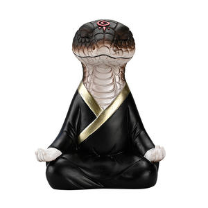 2025 serpente Zen serpente da tavolo decorazione resina artigianale pitone mascotte per la decorazione della casa - Product Image 1