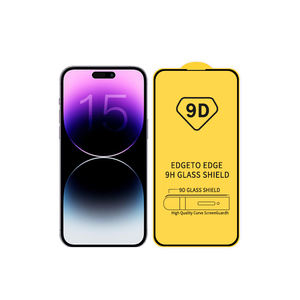 Iphone 15 प्लस प्रो मैक्स 9 डी सिल्क स्क्रीन एंटी-ड्रॉप और एंटी स्क्रैम फिल्म पूर्ण सेट स्क्रीन प्रोटेक्टर - Product Image 4