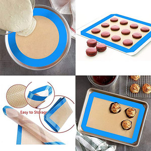 Tấm lót nướng bằng cao su silicon thân thiện với môi trường, an toàn với máy rửa chén, kích thước 40x60cm, dùng cho làm bánh ngọt trong nhà bếp - Product Image 5