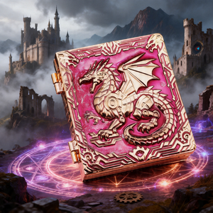Nuevo Diseño de Dados Giratorios Metálicos con Forma de Libro Mágico para <span class=keywords><strong>Dungeons</strong></span> <span class=keywords><strong>and</strong></span> <span class=keywords><strong>Dragons</strong></span> - Product Image 1