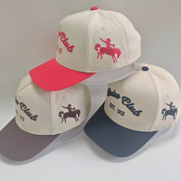 Gorra de Béisbol para Hombre, Moderna, Transpirable, de Algodón, de 5 Paneles, con Logotipo Bordado Personalizado, Gorra Deportiva con Visera Ligeramente Curvada, Gorras Estructuradas