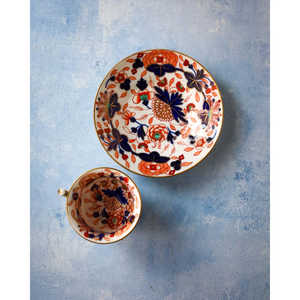 Juego de Tazas de Café de Cerámica Floral Roja y Azul Gabriella P., Apto para Microondas y Lavavajillas, Diseño Nórdico para Regalos Promocionales, Capacidad de 12 oz - Product Image 5