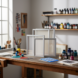 Marcos de aluminio para serigrafía de 16x20 pulgadas, kit de malla de 110 hilos para proyectos de arte y manualidades - Product Image 2