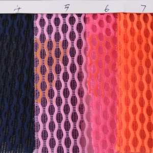 Tissu Jacquard en maille 3D 100 % polyester, 350 g/m², 300D, trois couches, teint, tricoté chaîne, respirant, pour chaussures et sacs à dos – Vente en gros - Product Image 4