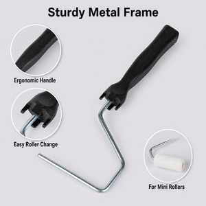 <b>Paint</b> <b>Roller</b> Frame Wholesale Bulk Promotional Price Ergonomic Metal <b>Roller</b> Durable for Painting DIY - Product Image 4