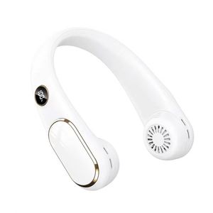 Ventilador de Cuello Portátil Inalámbrico Sin Aspas Recargable de 2400mAh-4000mAh para Deportes al Aire Libre y Viajes - Product Image 1