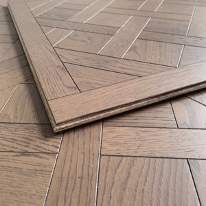 <span class=keywords><strong>Parquet</strong></span> en bois <span class=keywords><strong>massif</strong></span> laqué de chêne européen de haute qualité pour l'aménagement intérieur, 600x600 - Product Image 2