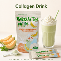Offre Spéciale : Poudre de Boisson au Glutathion Saveur Melon Miel pour une Peau Éclatante – Complément Alimentaire Beauté au Collagène