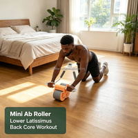 Rodillo Abdominal para Esculpir el Cuerpo, con Rebote Automático, Herramienta para Ejercicios en Casa, para Adelgazar la Cintura y la Pérdida de Grasa Abdominal