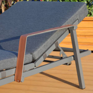 Chaise longue de jardin en <span class=keywords><strong>corde</strong></span> <span class=keywords><strong>tressée</strong></span> pour l'extérieur, au bord de la piscine, pour la plage - Product Image 3