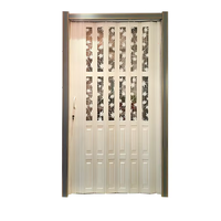 Porte intérieure moderne en PVC pliable et étanche pour salle de bain et appartement