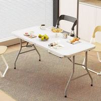 Table pliante en métal simple et personnalisable, portable pour la maison, la voiture et le camping, bureau pliant multi-usage pour l'extérieur