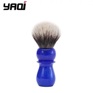RTS YAQI Men Wet Shaving brush made of badger hair and Resin handle custom logo