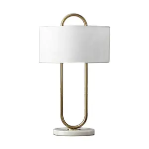 Tafellampen Kopen Online Moderne Tafellamp Voor Hotelhuis Woonkamer Decoratie Led Tafellamp Bureaulamp Met Witte Lampenkap