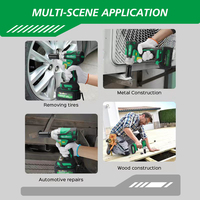 NewBeat 21V Kits combinés sans balais batterie outils à main électriques clé à chocs sans fil perceuse ensembles boîte