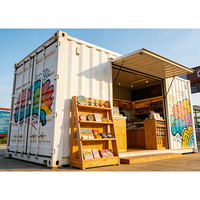 Casa Contenedor Modular de Acero con Certificación CE LDYZ, Impermeable, de Ensamblaje Rápido, Color Personalizado, para Hotel, Cafetería, Restaurante, Tienda