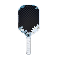 Pala de Pickleball Personalizada con Logotipo, de Fibra de Carbono T700, Núcleo de 14 mm, Raqueta de Pickleball para Entrenamiento