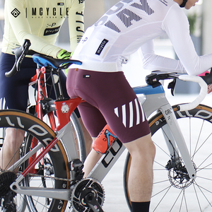 Pantaloncini da <span class=keywords><strong>Ciclismo</strong></span> Imbottiti Personalizzati Mcycle Pro Team, Asciugatura Rapida, Leggeri, Riflettenti, Senza Cuciture, MOQ 5 Pezzi - Product Image 4