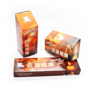 Boîte personnalisée gratuite - Femmes Hommes <span class=keywords><strong>SM</strong></span> Menottes de lit BDSM Jeu de cire Jouer avec des bougies à gouttes <span class=keywords><strong>Passion</strong></span> Bougie à basse température - Product Image 3