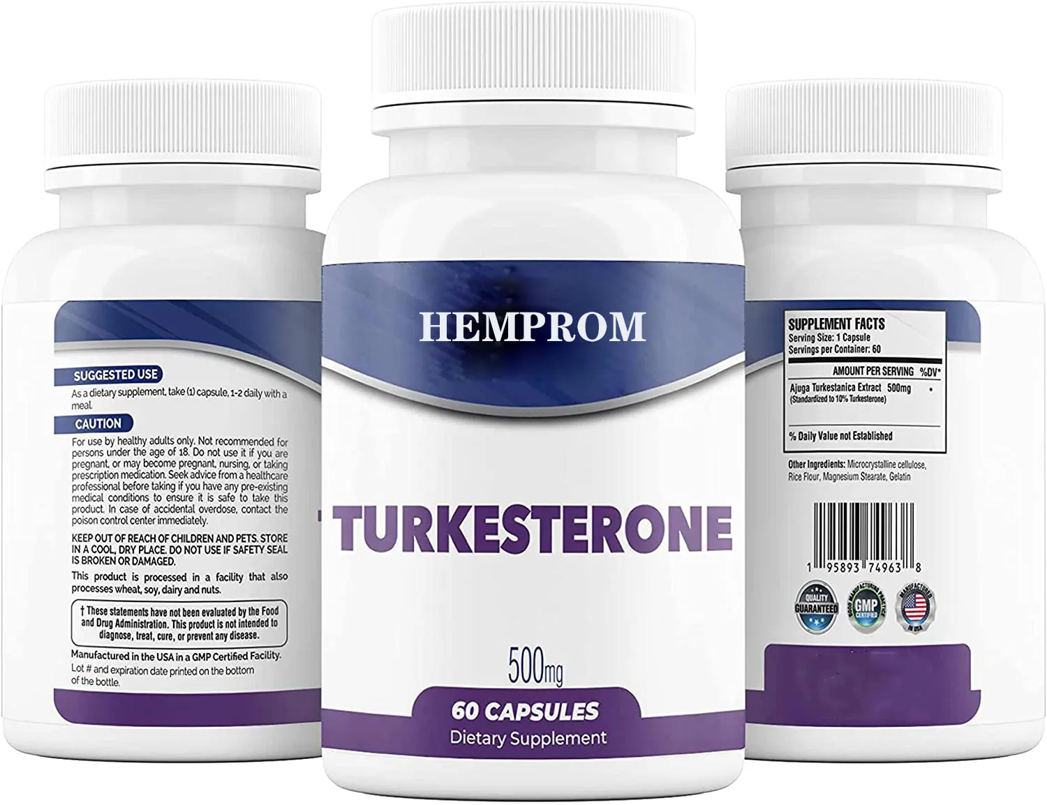 Haccp Beta Ecdysteron Turkesteron Capsules Heren Prestatie Pillen Extract Poeder Voor Magere Gainer Zak Grote Spiermassa Gainer