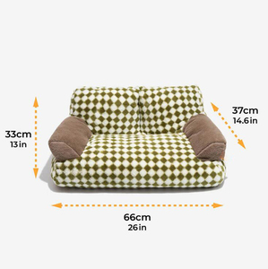 Cama de Lujo para Gatos y Sofá para Perros, Muebles para Mascotas Desmontables y Suaves, Logotipo Personalizado, Diseño Floral, Fabricada por una Empresa de Camas de Lujo para Mascotas - Product Image 5