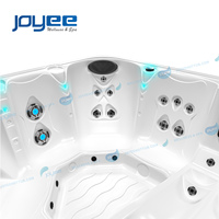 JOYEE Whirlpool Jakuzi OEM Factory Best-seller Villa 6 Personnes Moderne Jacuzzier Hydro Thérapie Spa Importé Ariestech Hot Tub