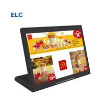 10.1 inç L şekli dokunmatik ekran müşteri geri bildirimi değerlendiricisi bankası restoran sipariş masaüstü android tablet