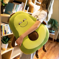 Origineel schattig comfortabel avocado knuffelfiguur voor kinderen en volwassenen, extra zacht gigantisch gevuld fruitkussen speelgoed voor woondecoratie