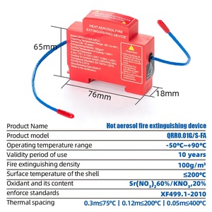 Dispositivos Automáticos de Extinción de Incendios por Aerosol con Riel Guía, Utilizados para Equipos de Extinción de Incendios. - Product Image 5
