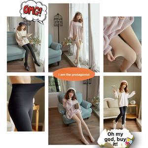 Collants minces de couleur nue à haute élasticité pour femmes printemps automne bas de velours moyen-épais <span class=keywords><strong>Non</strong></span> <span class=keywords><strong>transparent</strong></span> solide tricoté - Product Image 4