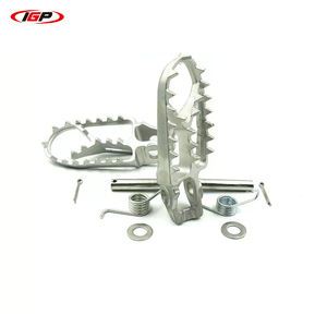 Pédales antidérapantes repose-pieds en acier forgé repose-pieds de moto - Product Image 5