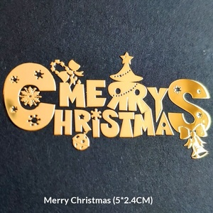 กาวหยดน้ำสำหรับตกแต่งบ้านคำอวยพร<span class=keywords><strong>ภาษา</strong></span>อังกฤษสำหรับ2026วันคริสต์มาสสุขสันต์ปีใหม่ - Product Image 3