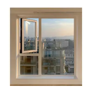 新しく設計されたカスタムサイズの二重ガラス盗難防止格子構造モダンなアパートのリビングルーム