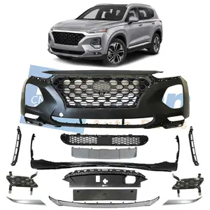 SUPER QUALITÉ POUR REMPLACER OU RÉPARER KIT DE CARROSSERIE DE PARE-CHOCS AVANT DE VOITURE EN PLASTIQUE UNIVERSEL POUR HYUNDAI SANTA FE 2019