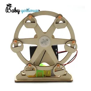 Venda quente de madeira mini modelo de roda de ferris, brinquedo educativo de ciência para crianças z04063g