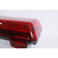 Barre lumineuse LED robuste avec sirène 1200 mm, barre lumineuse d'avertissement montée sur le toit pour camion de remorquage, véhicule d'urgence