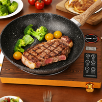 Cuisinière à induction à brûleur unique de haute qualité 2200W, panneau en verre trempé, portable, utilisation en extérieur, commande tactile, fonction de cuisson à la vapeur