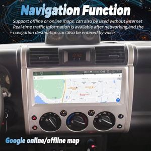 Android 13 Car Radio Stereo Carplay for Toyota FJ Cruiser 2006-2022 GPS Navigation Multimedia Video <b>Player</b> 1920*720 QLED Screen - Product Image 2