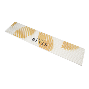 2025 alfombrilla de barra de goma de PVC de silicona ecológica personalizada de buena calidad 35x15cm Material de plástico suave accesorios para bebidas personalizados - Product Image 4